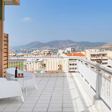 Modern Penthouse Overlooking Halkis Chalkís 外观 照片