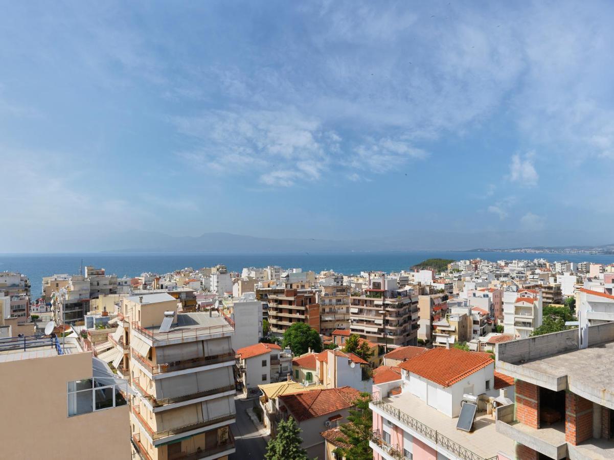 Modern Penthouse Overlooking Halkis Chalkís 外观 照片