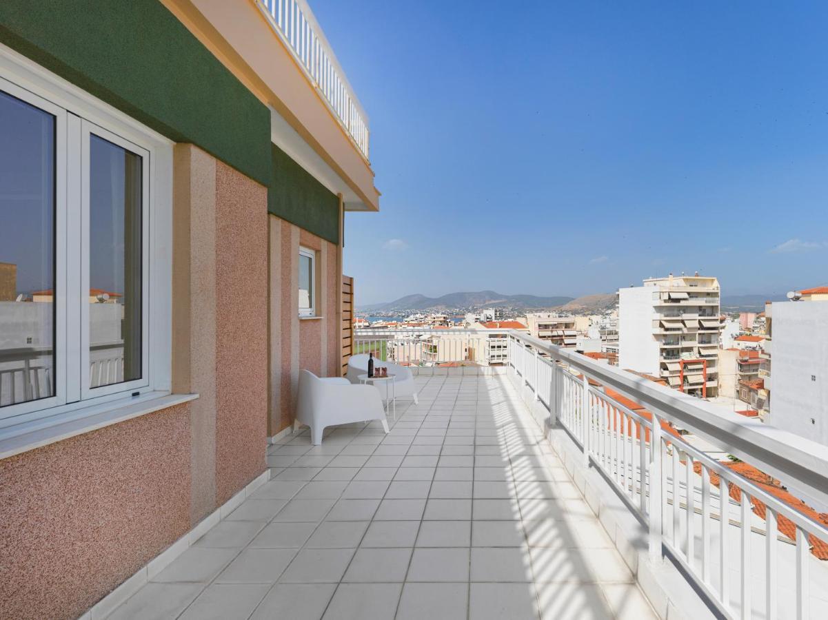Modern Penthouse Overlooking Halkis Chalkís 外观 照片