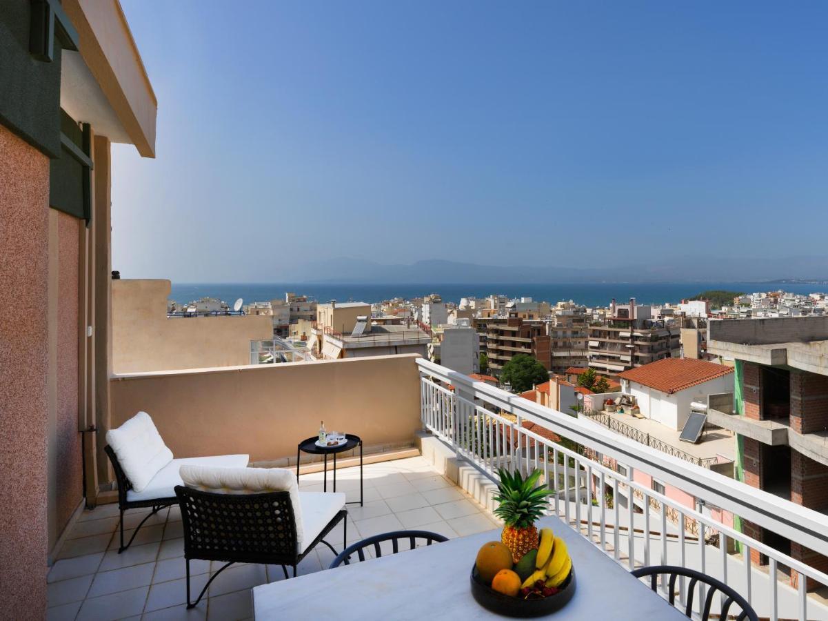 Modern Penthouse Overlooking Halkis Chalkís 外观 照片